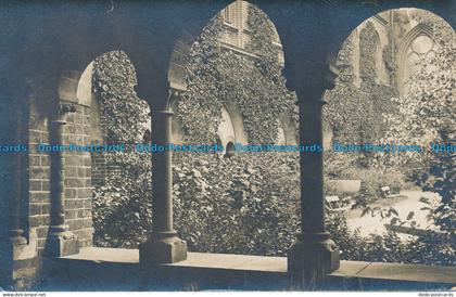 R032501 Old Postcard. Arches and Garden