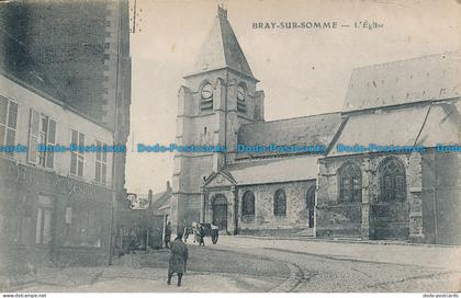 R036921 Bray Sur Somme. L Eglise
