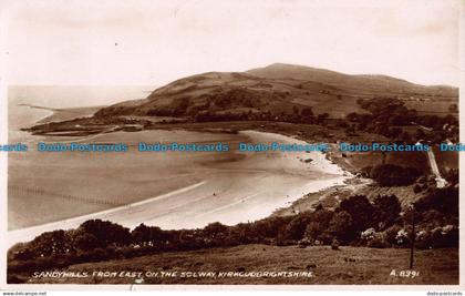 R040453 Sandyhills from East on the Solway. Kirkcudbrightshire. Valentine. No A.