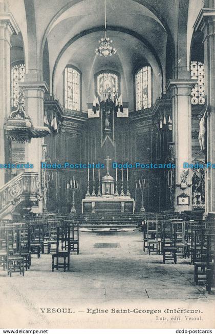 R046346 Vesoul. Eglise Saint Georges Interieur. Vesoul