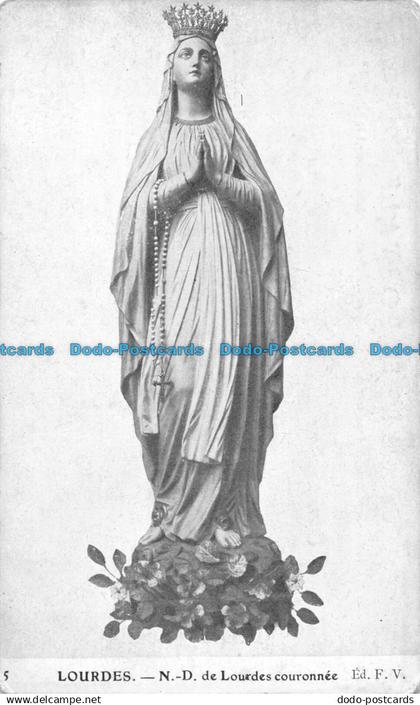 R053373 Lourdes. N. D. de Lourdes Couronnee