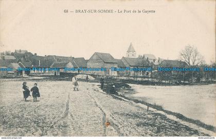 R060268 Bray Sur Somme. Le Port de la Gayette