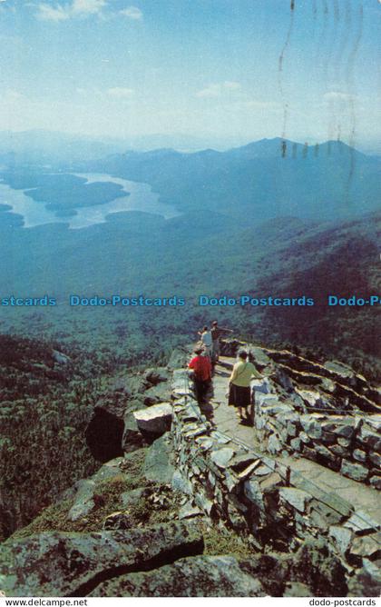 R072790 Lake Placid and the Adirondack Mts. Tichnor. 1957
