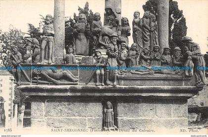 R084695 Saint Thegonnec. Detail du Calvaire. ND. No 1785