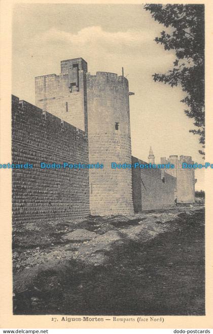 R085821 Aigues Mortes. Remparts. Monument Historiques