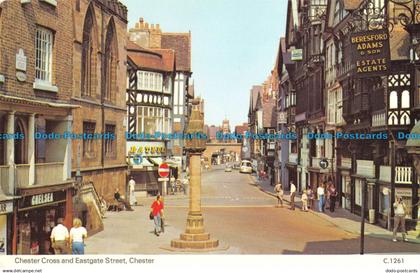 R096834 Chester Cross and Eastgate Street. Chester. Dennis