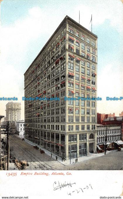 R100321 Empire Building. Atlanta. Ga. Souvenir Post Card. 1909