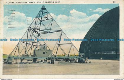 R101598 Goodyear Zeppelin Corps Mobile Morning Mast. Akron. 1932