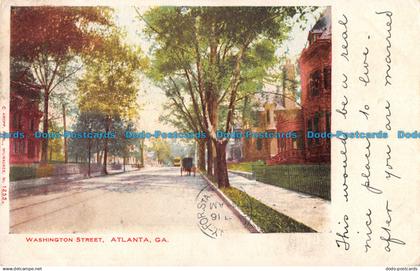 R101611 Washington Street. Atlanta. Ga. 1905