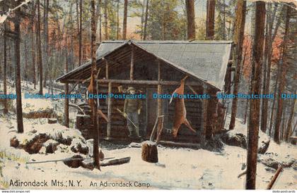 R110799 Adirondack Mts. N. Y. An Adirondack Camp. B. Hopkins