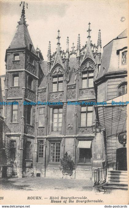 R113765 Rouen. House of the Bourgtheroulde. B. Hopkins