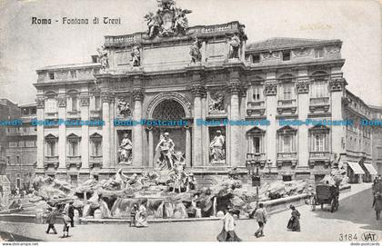 R138967 Roma. Fontana di Trevi. VAT. 3184. 1911