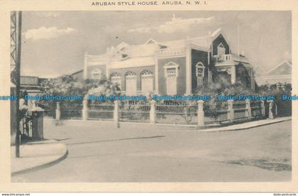 R141583 Aruban Style House. Aruba. N. W. I