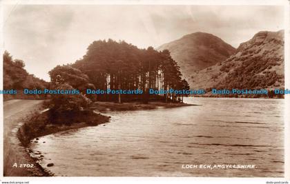 R141962 Loch Eck. Argyllshire. Valentines. RP. 1943