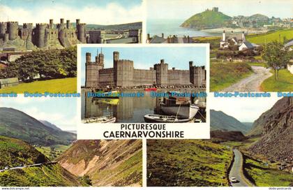 R153156 Picturesque Caernarvonshire. Multi view. 1976