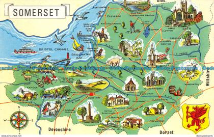 R153687 Somerset. Map