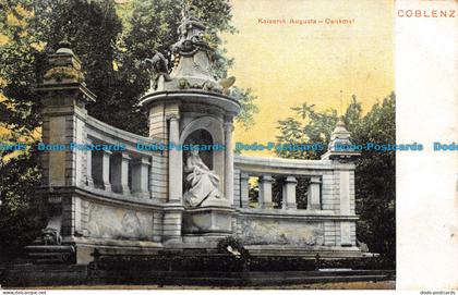 R155971 Kaiserin Augusta. Denkmal. Coblenz. 1905
