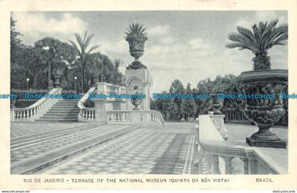 R156836 Rio de Janeiro. Terrace of the National Museum. Quinta da Boa Vista. Bra