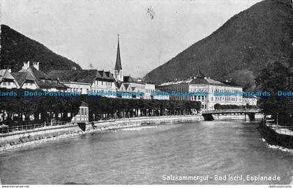 R159129 Salzkammergut. Bad Ischl. Esplanade. 1932