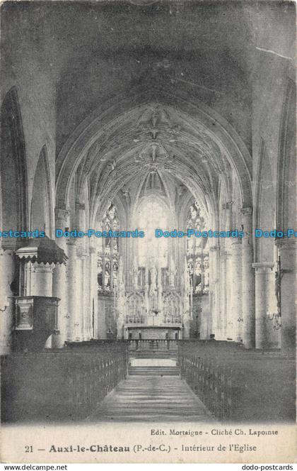 R161541 Auxi le Chateau. Interieur de l Eglise. Catala Freres