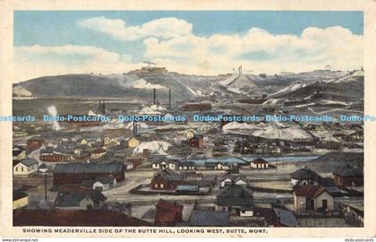 R174939 Showing Meaderville side of the Butte Hill. Looking West. Butte. Mont. K