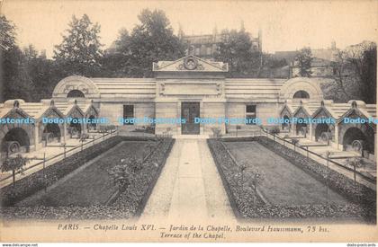 R177084 Paris. Chapelle Louis XVI. Jardin de la Chapelle. Boulevard Haussmann. T