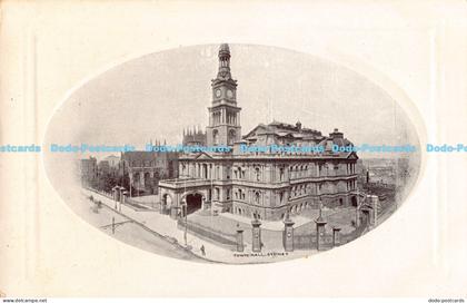 R182808 Town Hall. Sydney. Sydney Series No. 2
