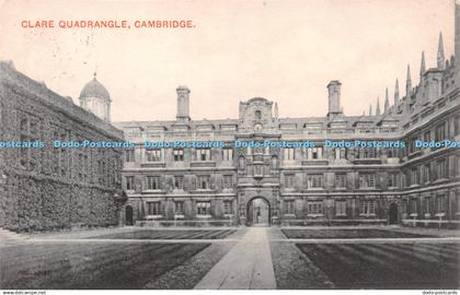 R221146 Clare Quadrangle Cambridge 1907