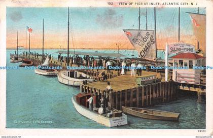 R223358 102 View of Pier at Inlet Atlantic City N J Atlantic Foto Service Saltzb