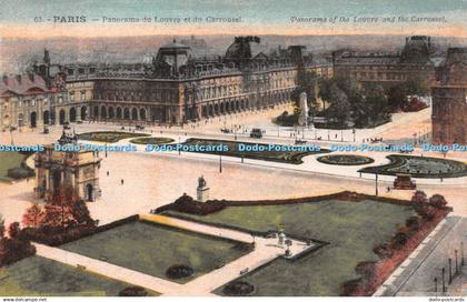 R235274 63 Paris Panorama du Louvre et du Carrousel Panorama of the Louvre and t