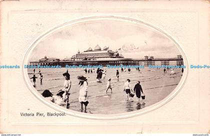 R257916 Victoria Pier Blackpool C P C Blackpool Series 17 1911