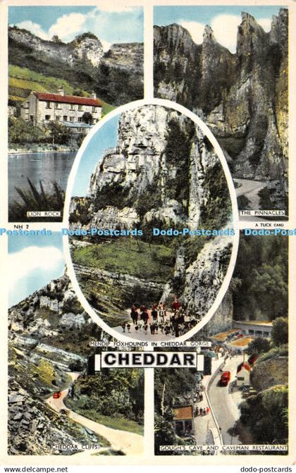 R263543 Cheddar Mendip Foxhounds in Cheddar Gorge Lion Rock The Pinnacles Gough