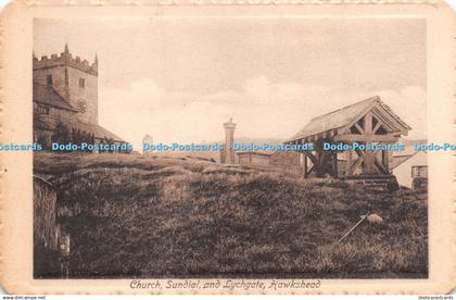 R271954 Church Sundial and Lychgate Hawkshead