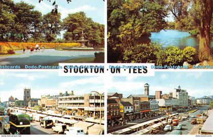 R283148 Stockton on Tees Postcard Multi View