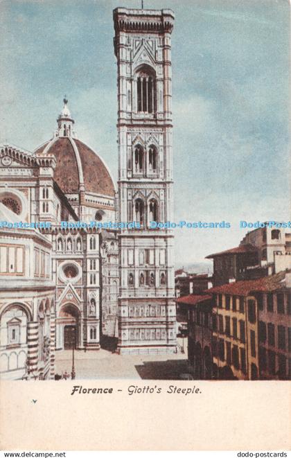 R284380 Florence Giotto Steeple Postcard