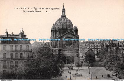 R292664 Paris St Augustin Church A Leconte