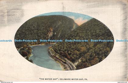 R314257 The Water Gap Delaware Water Gap Pa A B Wyckoff C T American Art Colored