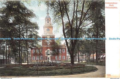 R314978 Independence Hall Philadelphia 908 Philadelphia Post Card