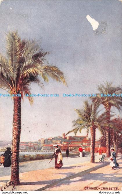 R317597 Cannes Croisette Tuck Oilette Cannes II No 37 Collection Villes de Franc