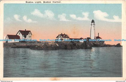 R327170 Boston Harbor Boston Light The New England News Company 239