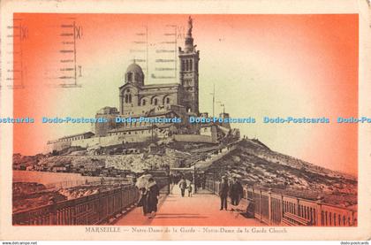 R329267 Marseille Notre Dame de la Garde Notre Dame de la Garde Church 1930