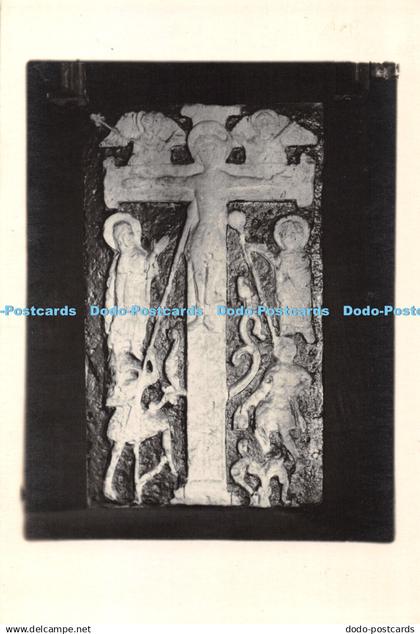 R338611 Ramsey Abbey Saxon Cross Postcard