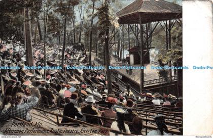 R340678 Portland Me Afternoon Performance Rustic Theatre Riverton Park The Hugh