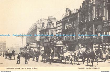 R343954 Sheffield in the 1900s High Street Sheffield City Libraries