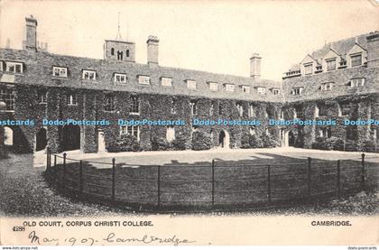 R346147 Cambridge Old Court Corpus Christi College 1907