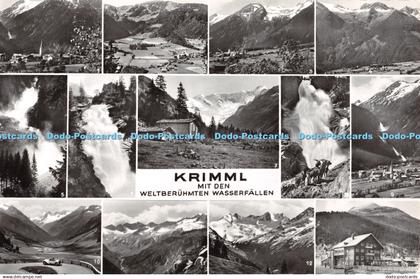 R346373 Krimml mit den Weltberuhmten Wasserfallen Krimml Unterer Mittlerer Achen