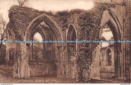 R347186 Glastonbury Abbey Arches Valentine