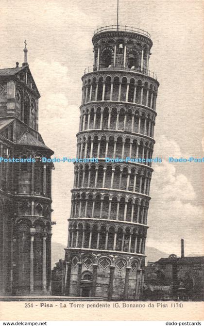 R348596 Pisa La Torre Pendente G Bonanno da Pisa 1174 Libreria Bemporad Pisa Sot