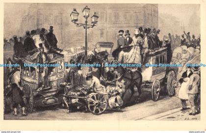 R357476 Ludgate Circus c 1850 Eugene Lami Victoria and Albert Museum The mid Vic