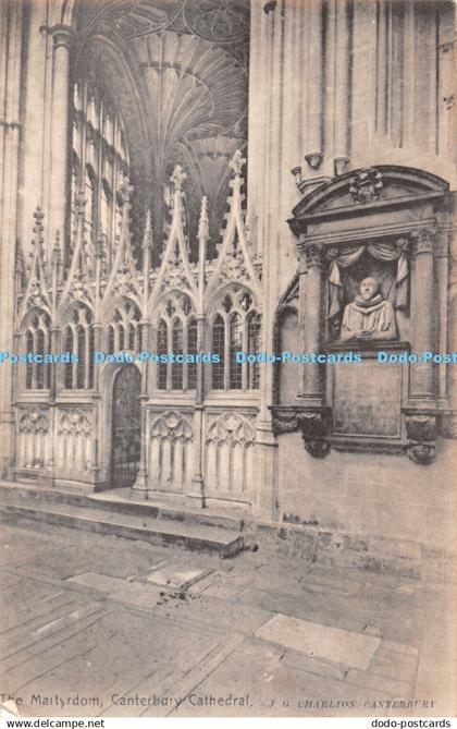 R361209 The Martyrdom Canterbury Cathedral J G Charlton Canterbury 1906